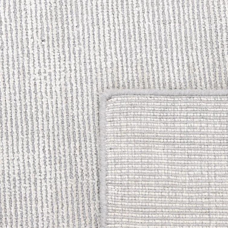 Cordi 9' x 12' Gray Hand-Knotted Wool Viscose Cotton Rug