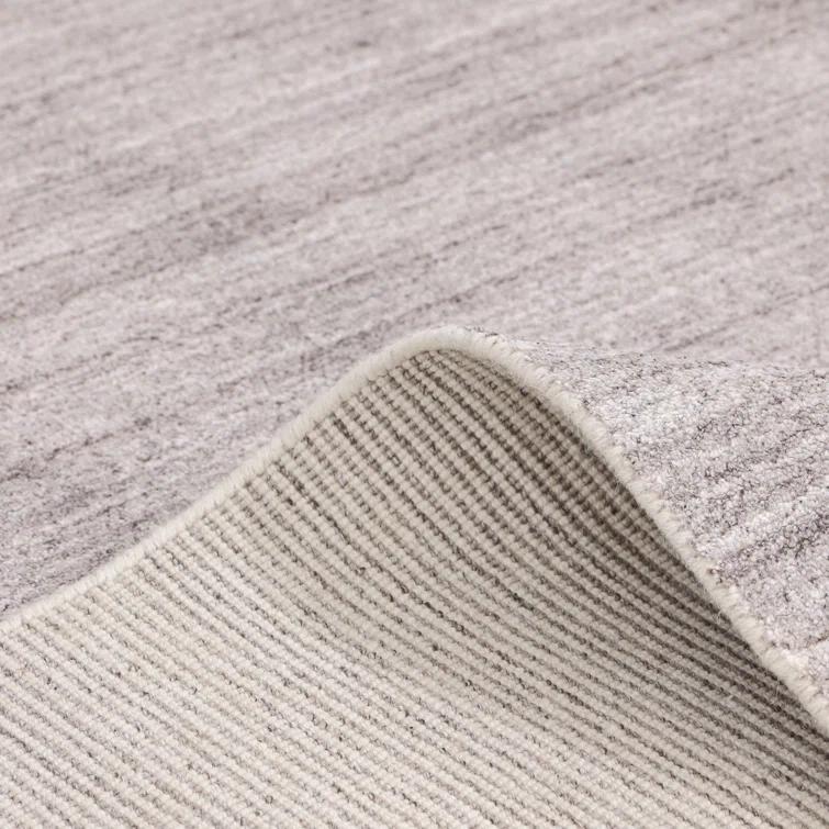 Solo Rugs Halsey Handmade Area Rug, 8 ft x 10 ft, Linen