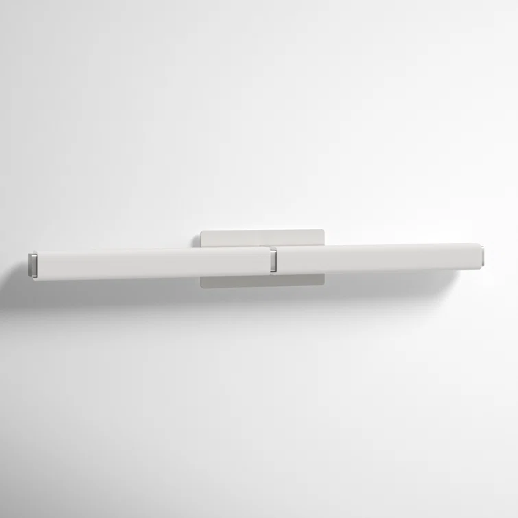 Vogue Brushed Nickel 17" LED Vanity Light with Opal Glass