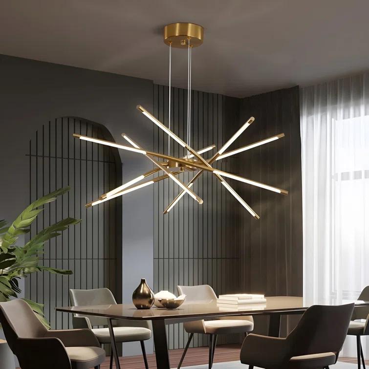 Mahonia 12 - Light Linear Chandelier