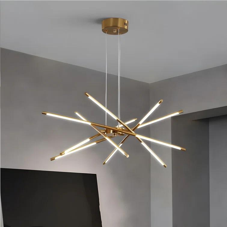 Mahonia 12 - Light Linear Chandelier