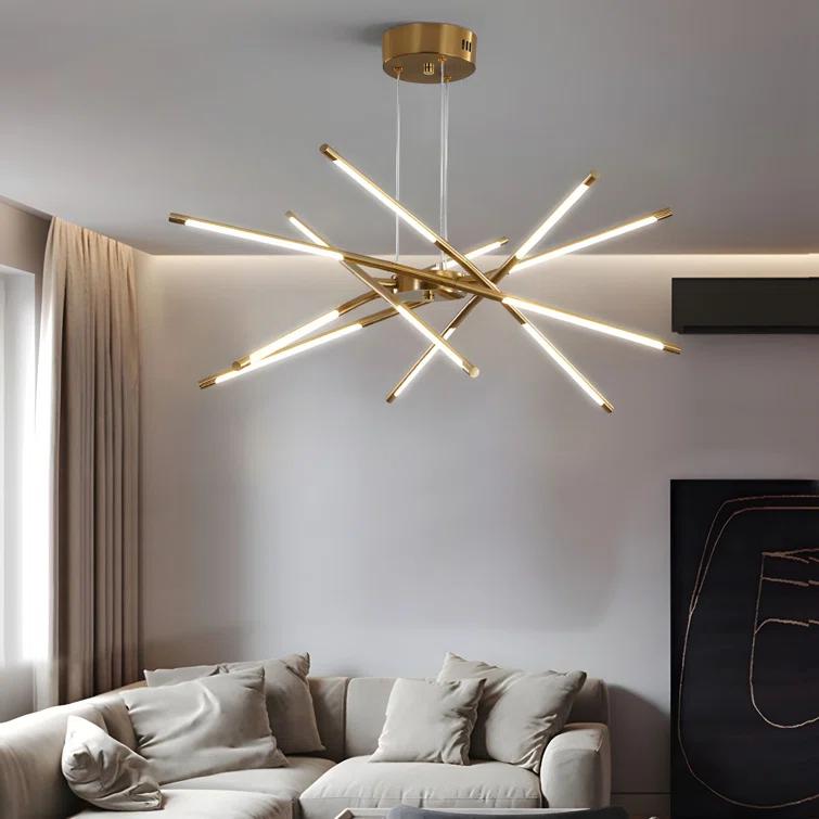 Mahonia 12 - Light Linear Chandelier