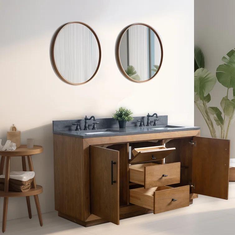 60" Double Bathroom Vanity Set with Top
