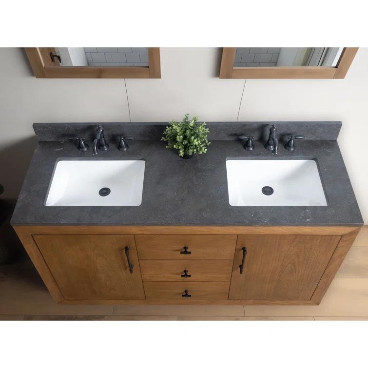 60" Double Bathroom Vanity Set with Top