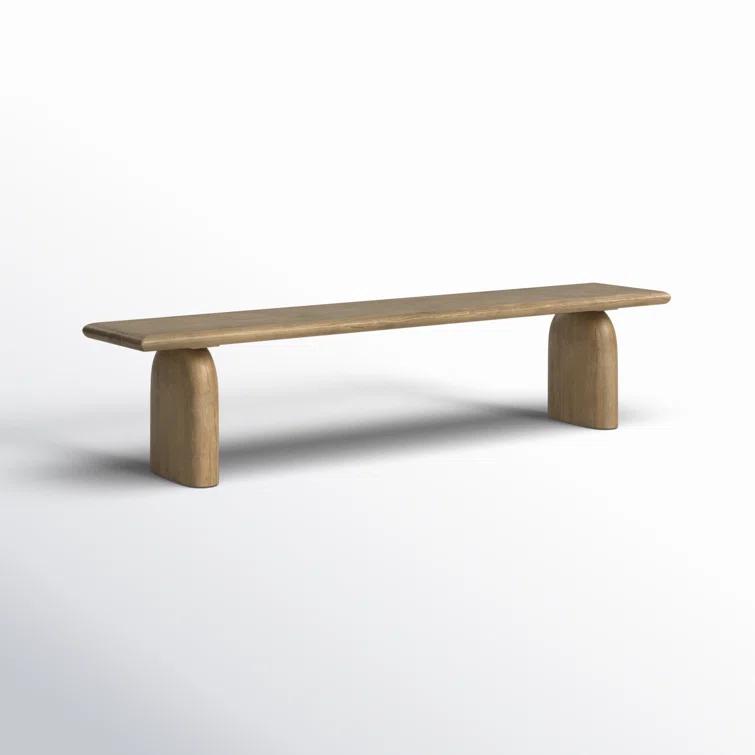 Fen Solid Wood Dining Bench