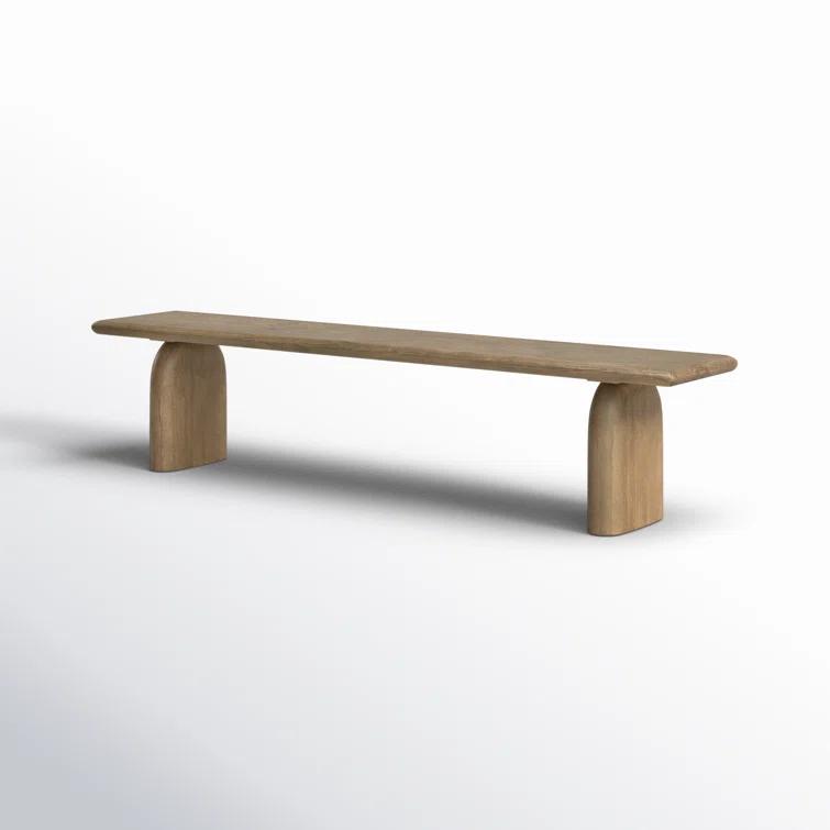 Fen Solid Wood Dining Bench