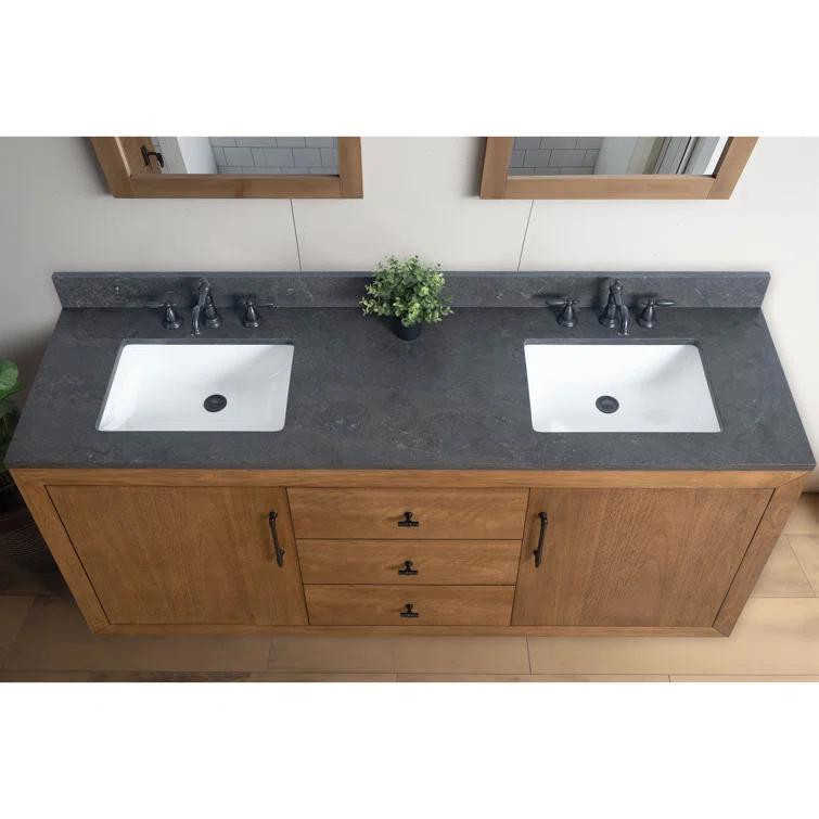 72" Free Standing Double Bathroom Vanity