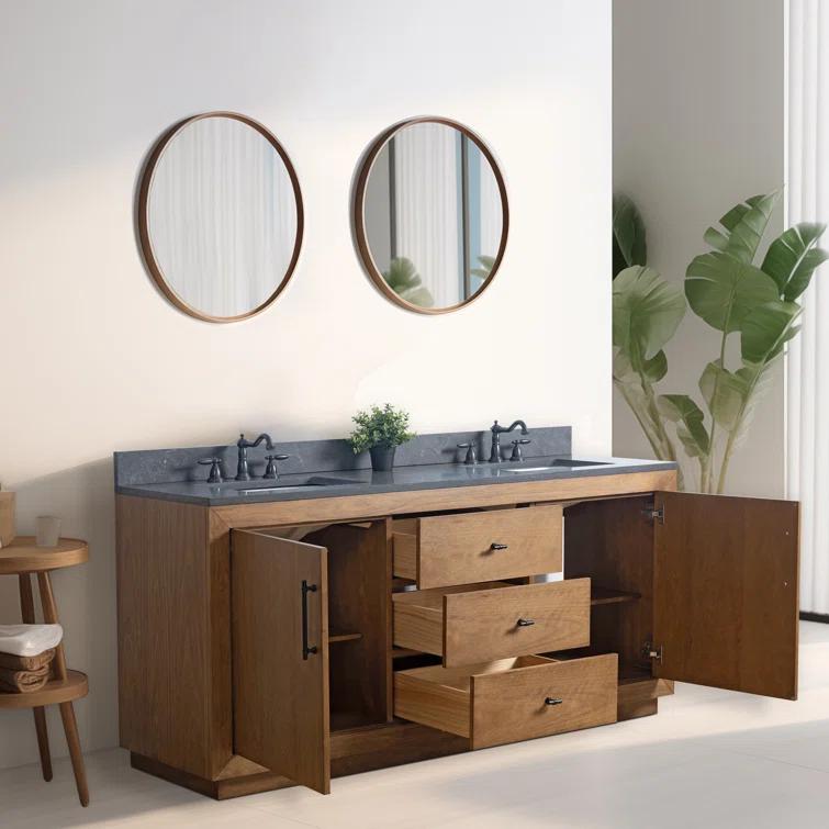 72" Free Standing Double Bathroom Vanity
