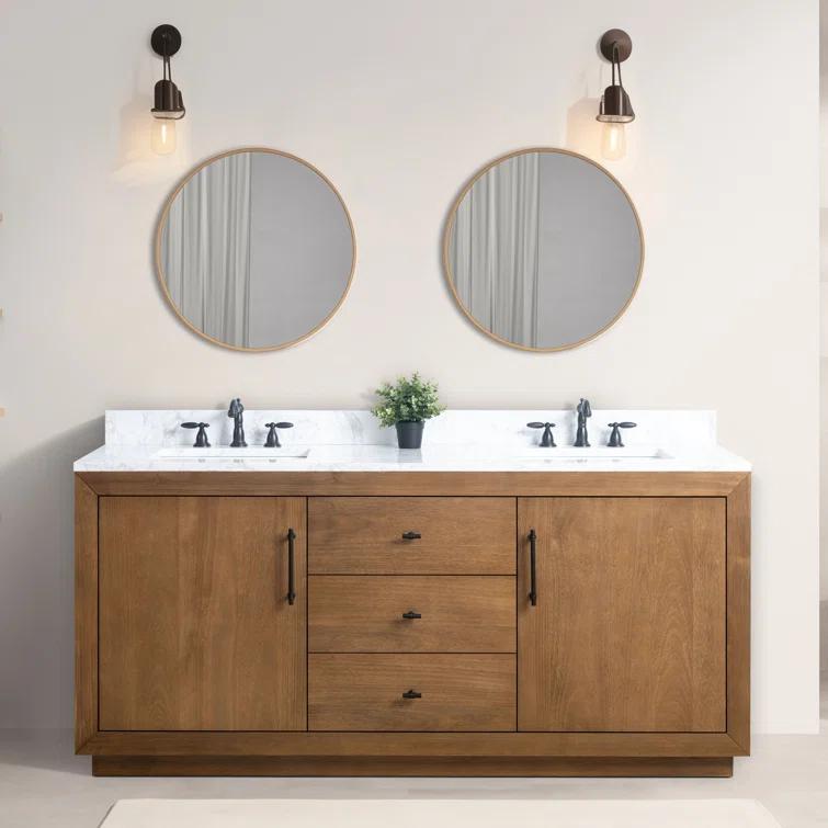72" Free Standing Double Bathroom Vanity