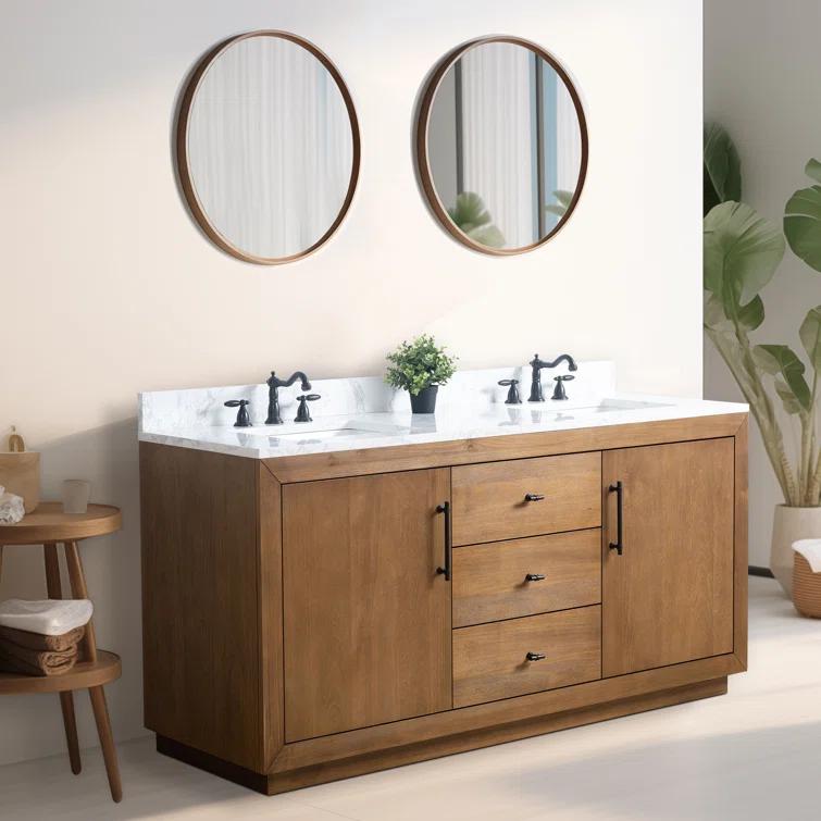 72" Free Standing Double Bathroom Vanity