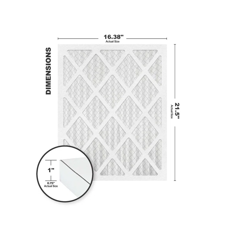 Accumulair Universal Air Filter for Air Conditioner (Set of 4)