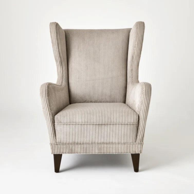 Upholstered Wingback Chair