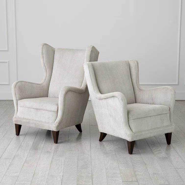 Upholstered Wingback Chair