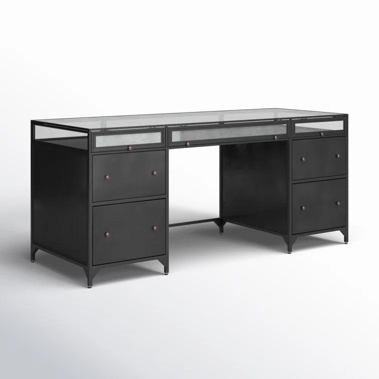 Malcom Executive Desk - Black