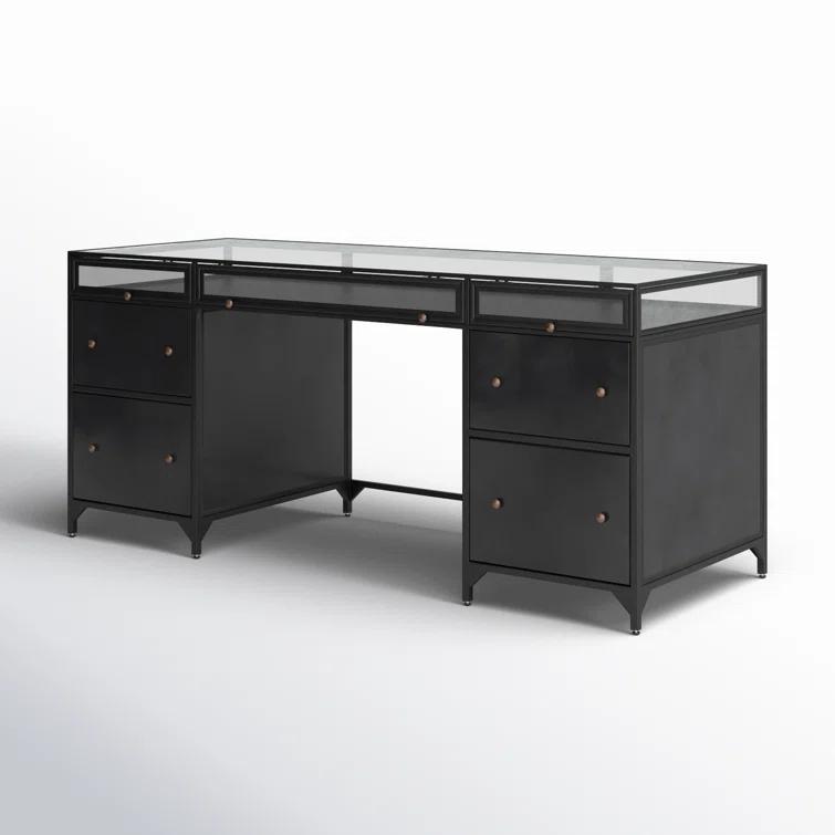 Malcom Executive Desk - Black