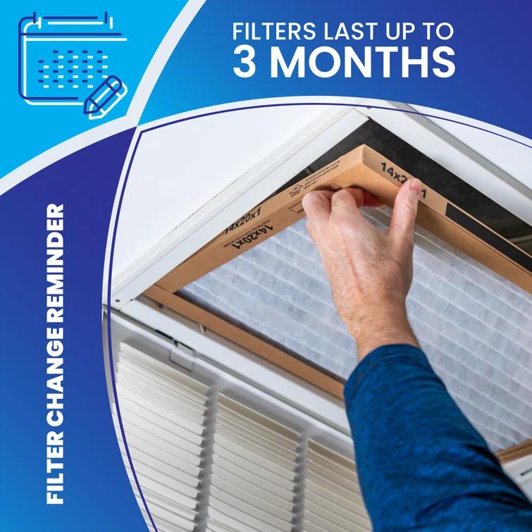 Accumulair Universal Air Filter for Air Conditioner (Set of 4)