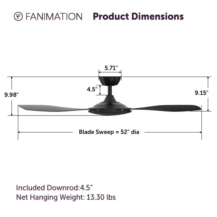 Glideaire Ceiling Fan (52")