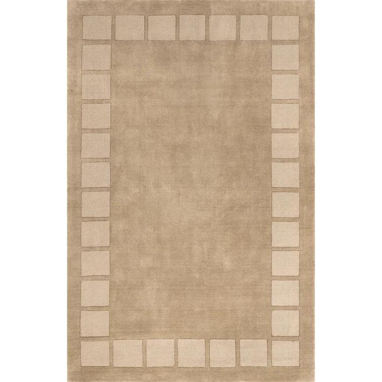 Milchan High Low Wool Blend Area Rug