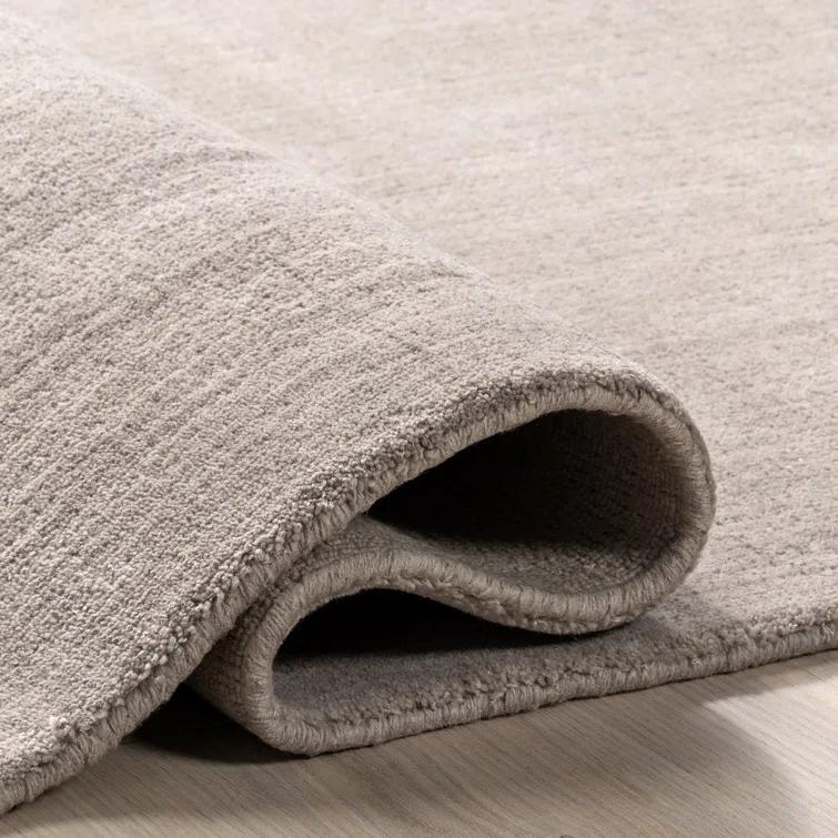 Lahjar Speckled Wool Blend Area Rug