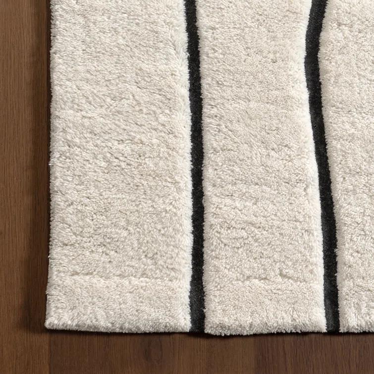Abstract New Zealand Wool Area Rug