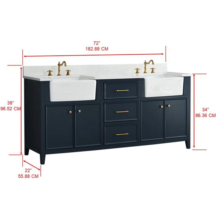 Annelie 60-72" Double Sink Vanity