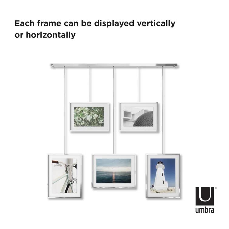 Umbra Exhibit 5-Photo Wall Hanging Picture Frames
