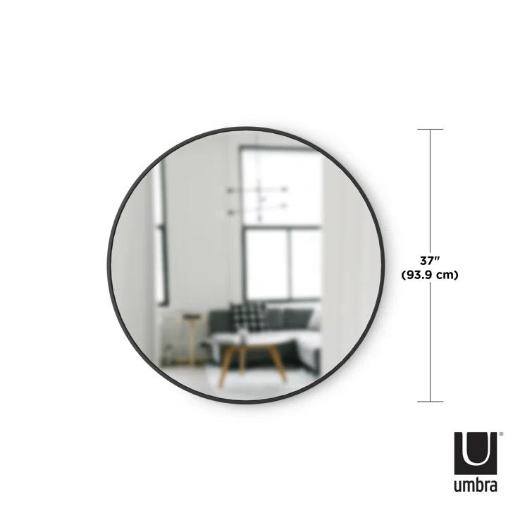 Hub Rubber Round Mirror
