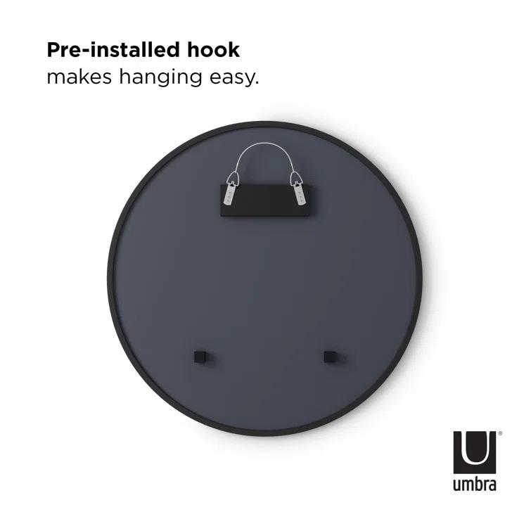 Hub Rubber Round Mirror