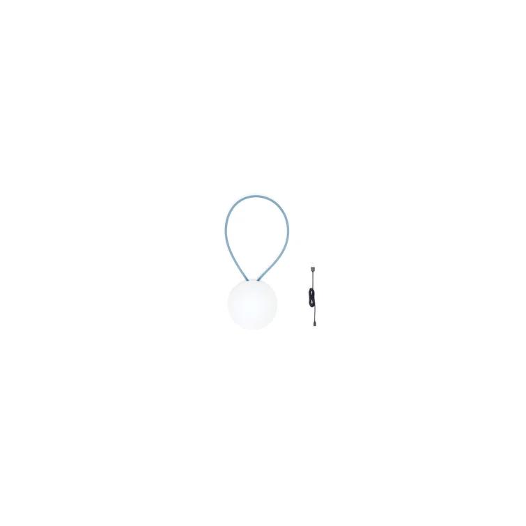Bolleke 8" Battery Powered Integrated LED Outdoor Hanging Light