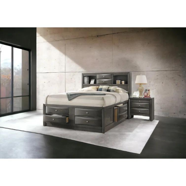 Wildon Home® Elyne Bookcase Storage Bed