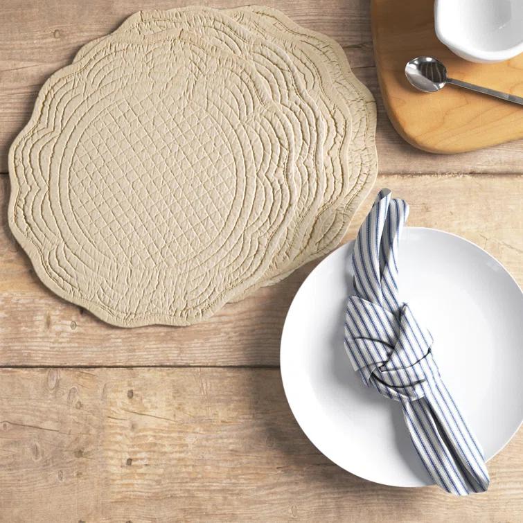 Grover Cotton Round Placemat