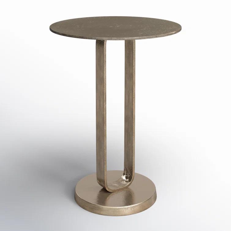 Alethea Indoor / Outdoor Side Table - Aged Bronze