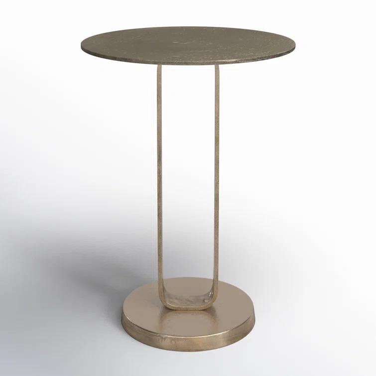 Alethea Indoor / Outdoor Side Table - Aged Bronze