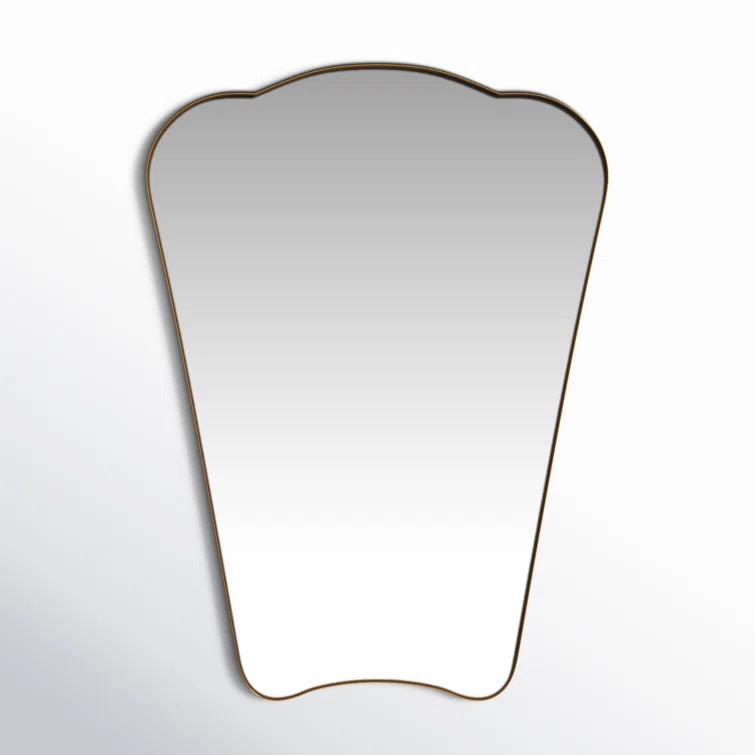 Cottondale Iron Flat Wall Mirror