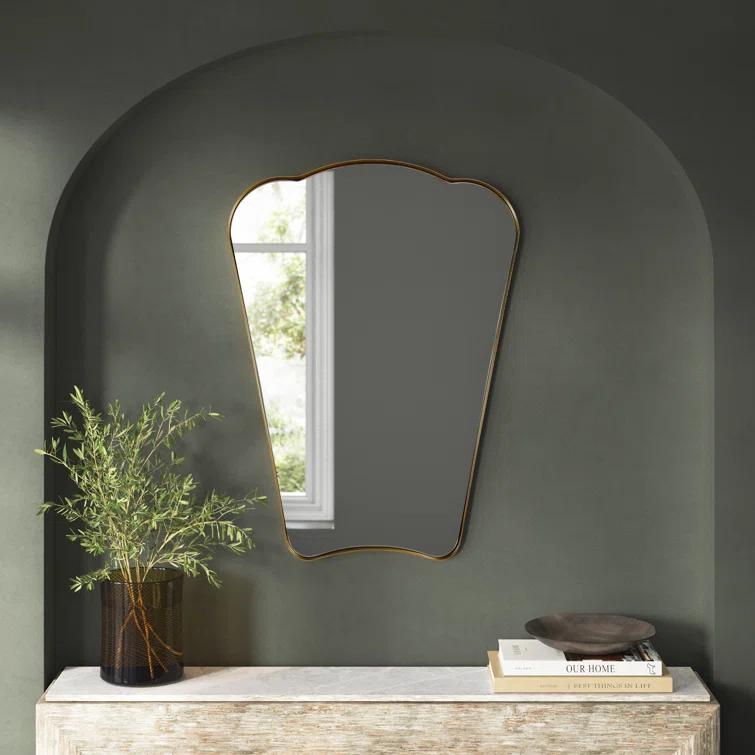 Cottondale Iron Flat Wall Mirror