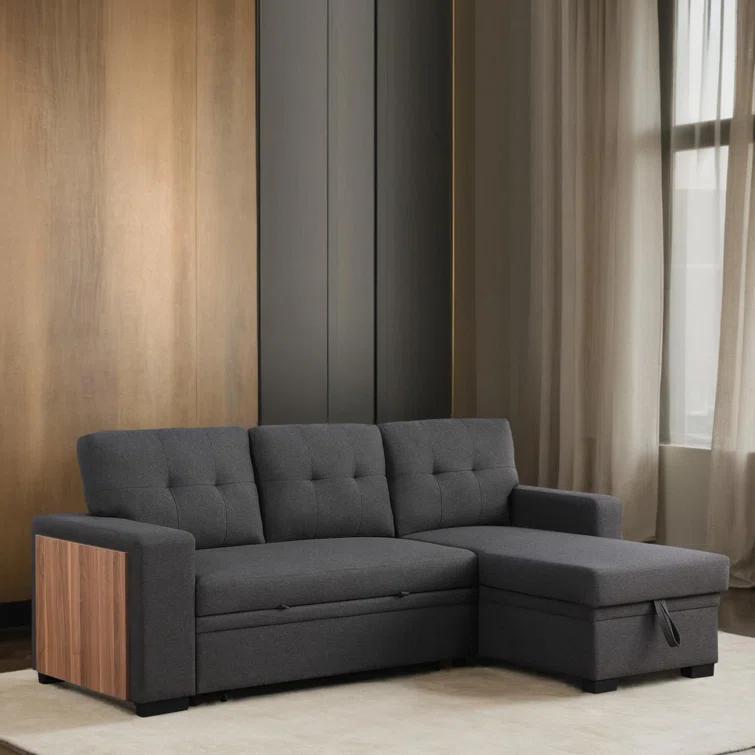 DEVION Furniture 3 - Piece Upholstered Sectional