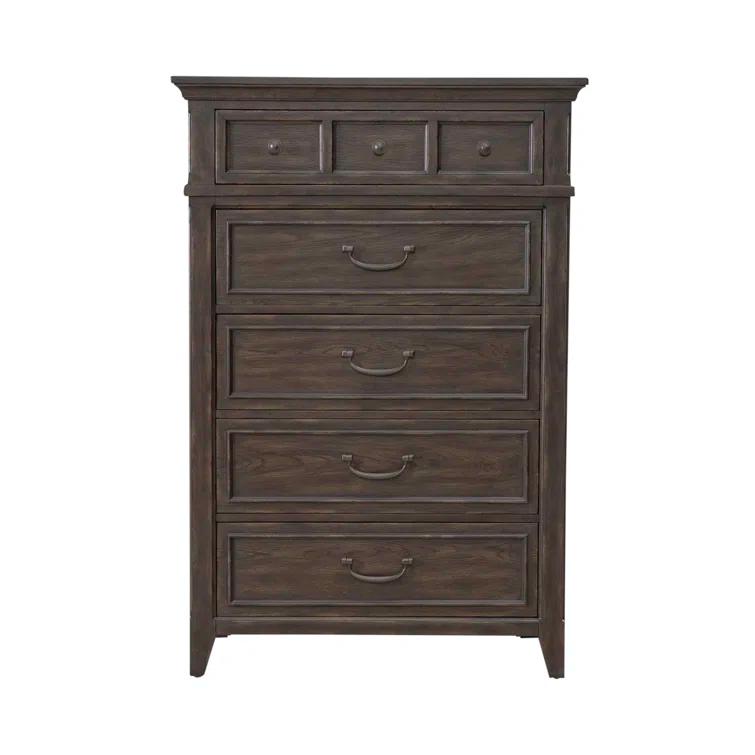 Deriah Upholstered Bed, Dresser & Mirror, Chest, Night Stand