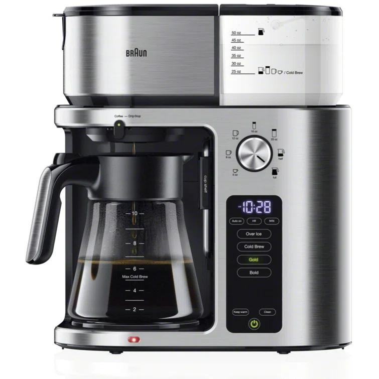 Braun ® MultiServe Plus 10-Cup Drip Coffee Maker with Cold Brew