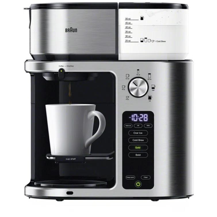 Braun ® MultiServe Plus 10-Cup Drip Coffee Maker with Cold Brew