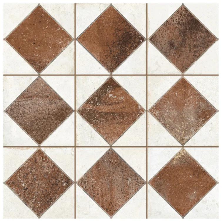 Kings Arles 13 In. X 13 In. Ceramic Floor And Wall Tile