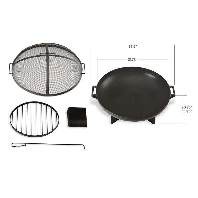 Anson Wood Burning Fire Pit by Real Flame