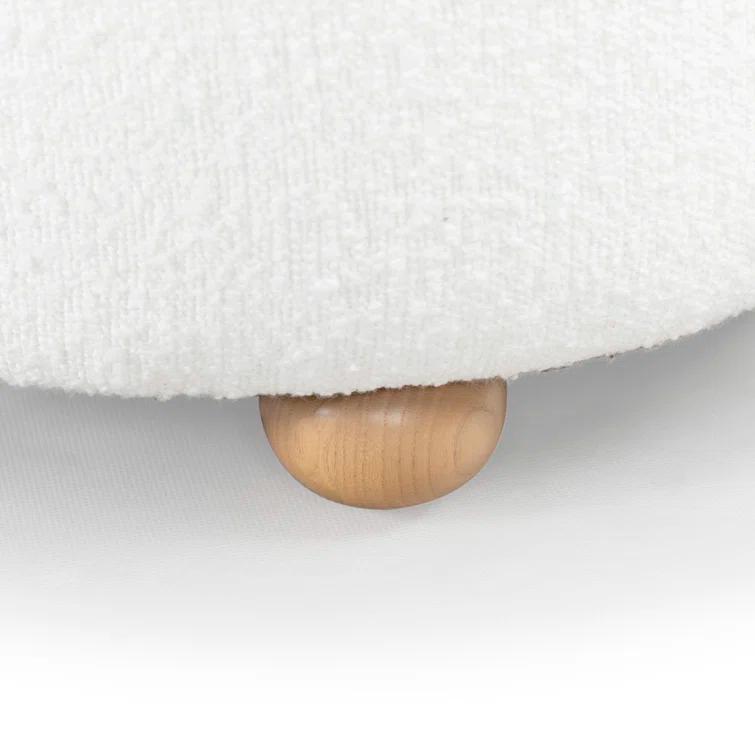 Becka Square Boucle Storage Ottoman