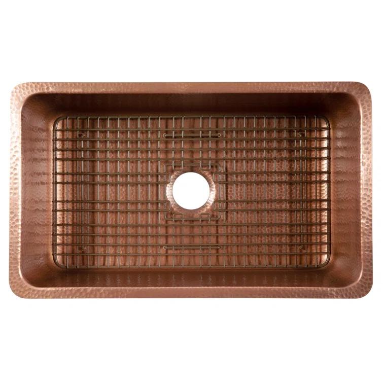 SinkSense Foster Antique Brown 25" x 17" Kitchen Sink Bottom Grid