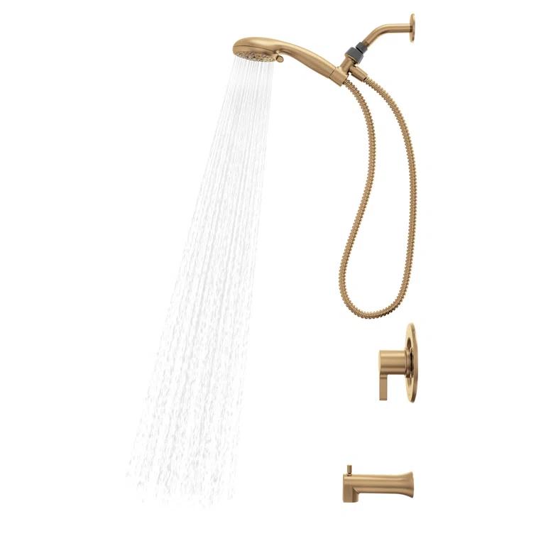 Beric Tub & Shower Faucet with Handheld Showerhead, Valve Included