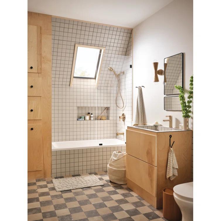 Beric Tub & Shower Faucet with Handheld Showerhead, Valve Included