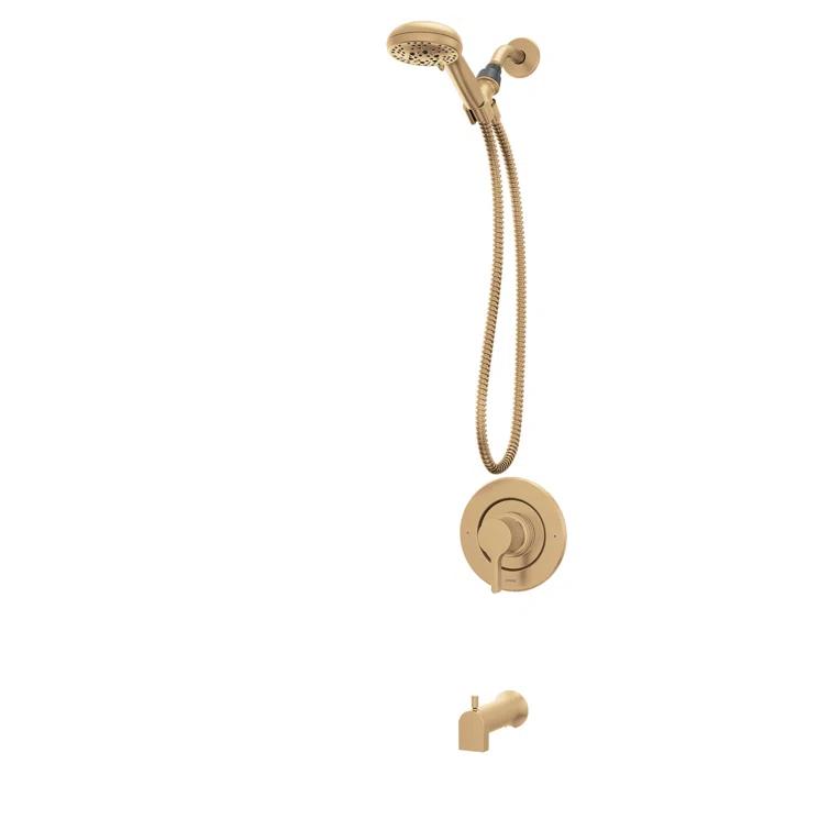 Beric Tub & Shower Faucet with Handheld Showerhead, Valve Included