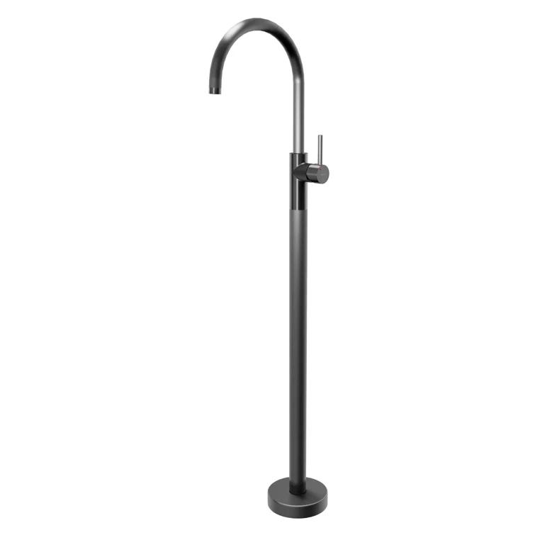 Karran Howick KBF650 Single Handle Freestanding Bathroom Faucet in Gunmetal Grey