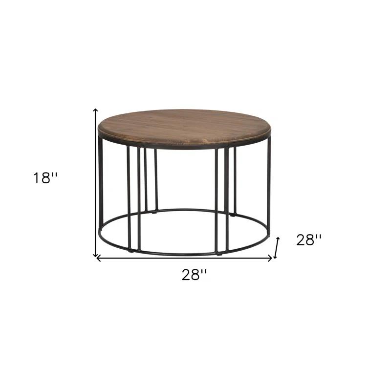 Abraxas Solid Wood Coffee Table