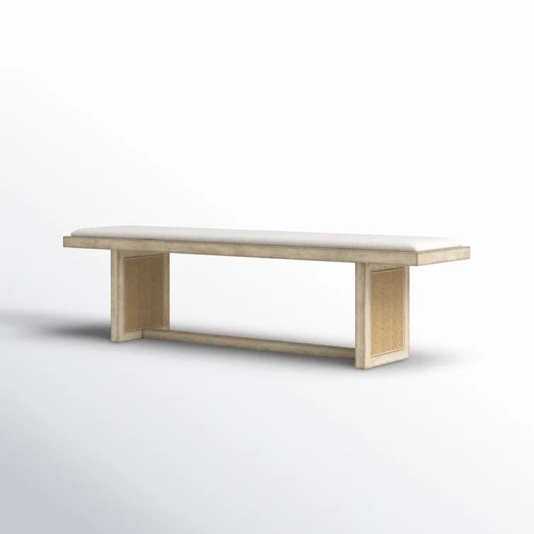 Margot Dining Bench - Whitewash