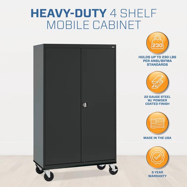 Transport 46'' Wide 5 - Shelf Storage Cabinet
